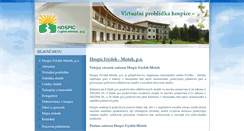 Desktop Screenshot of hospicfm.cz