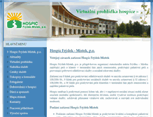 Tablet Screenshot of hospicfm.cz